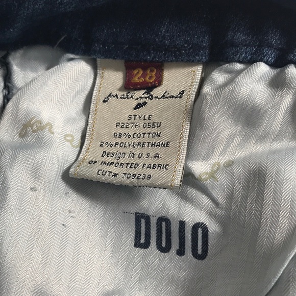 Rare 7FAM Jeans l Sz 28 l Straight Leg Butterfly Back Pockets Jeans - Picture 11 of 14